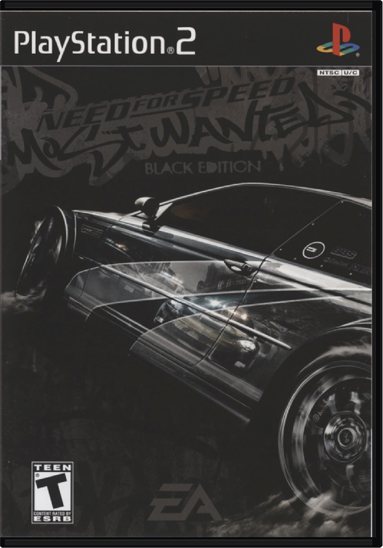 Need for speed most sales wanted black edition ps2