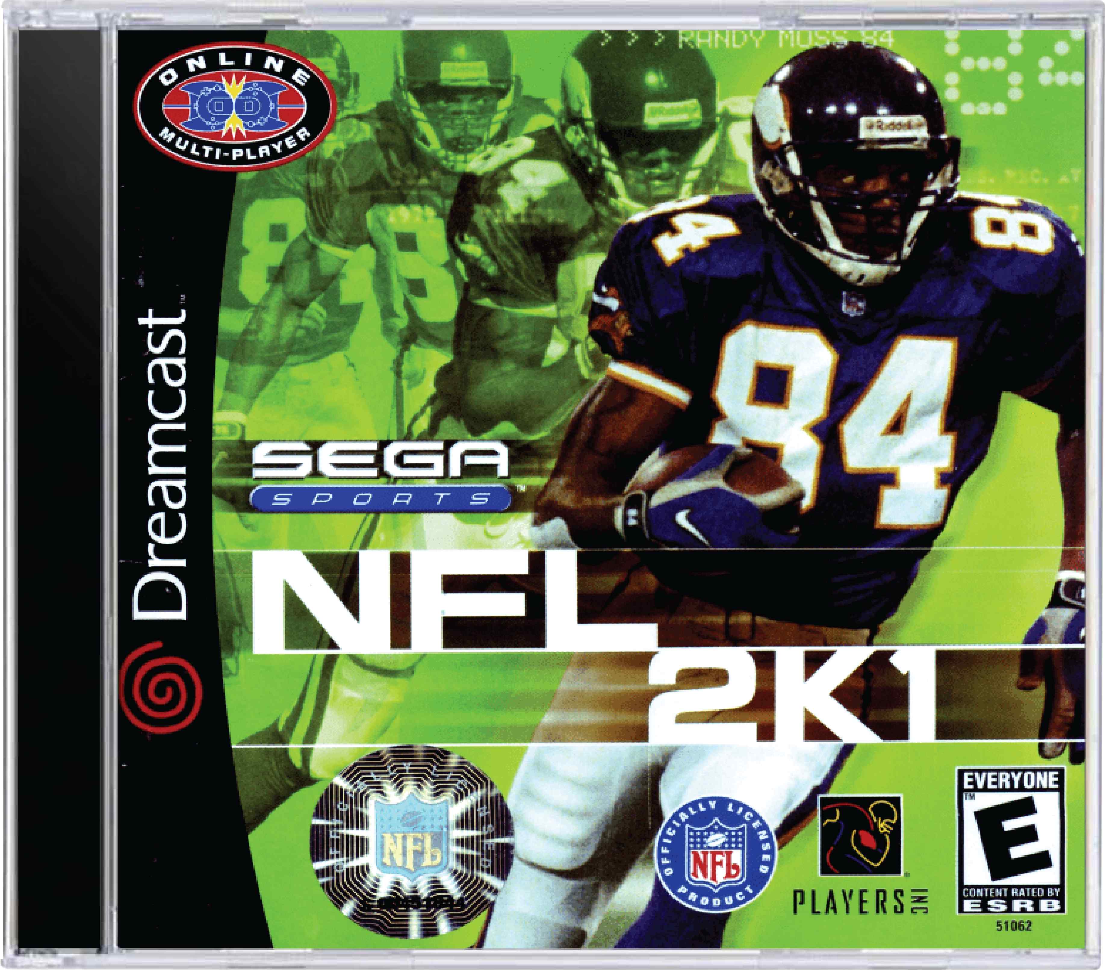 NFL 2K1 Cover Art