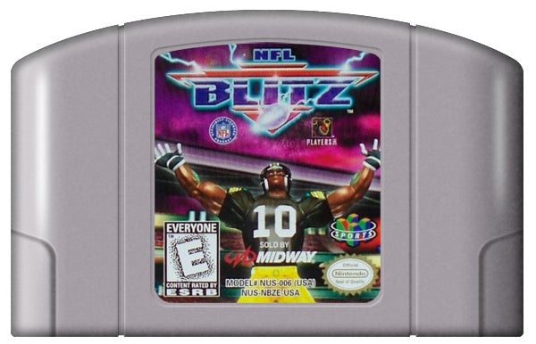 NFL Blitz Cover Art and Product Photo