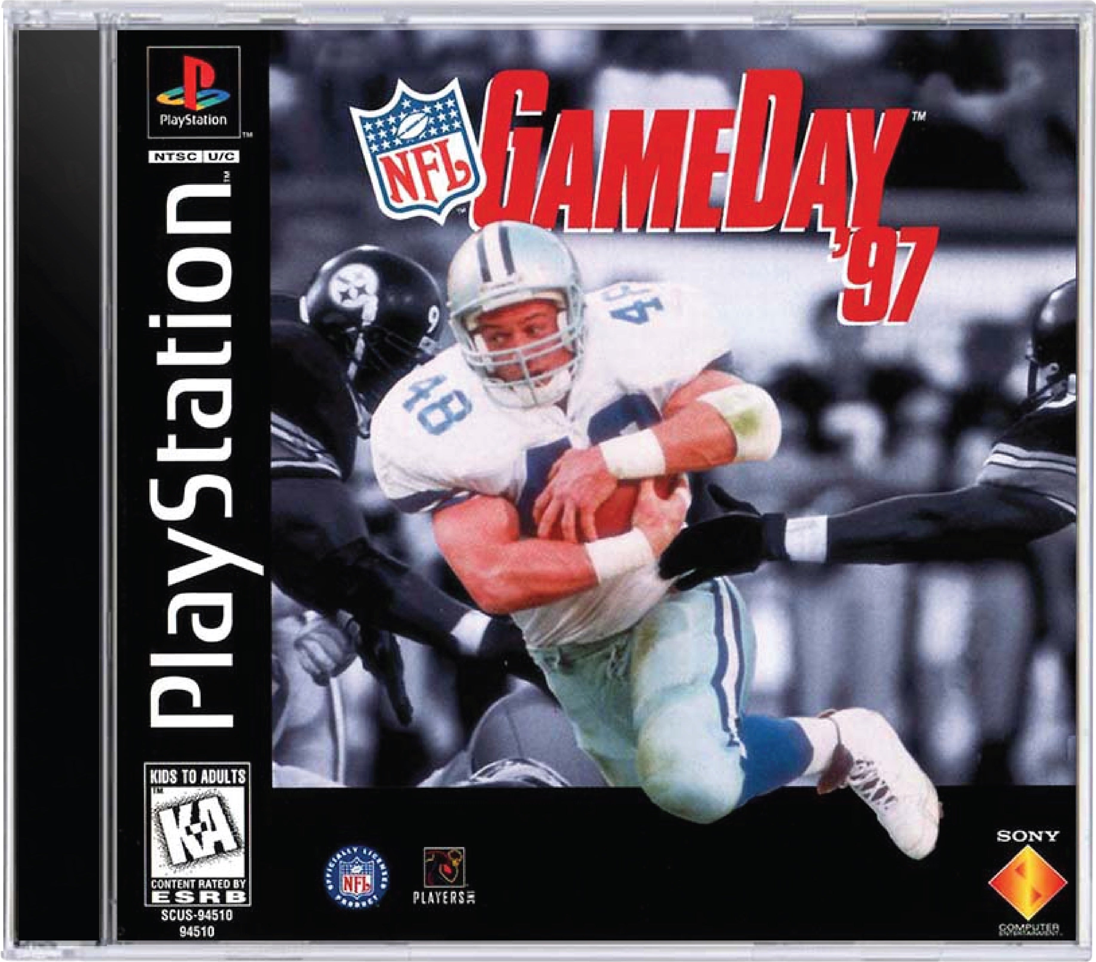 NFL GameDay 97 Cover Art and Product Photo