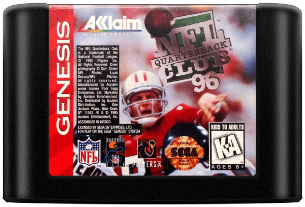 NFL Quarterback Club 96 Cartridge