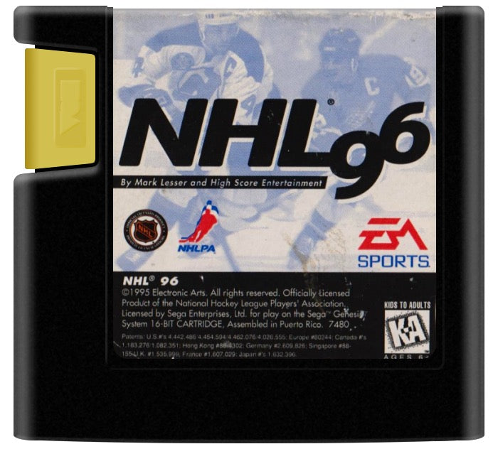 NHL 96 Cartridge