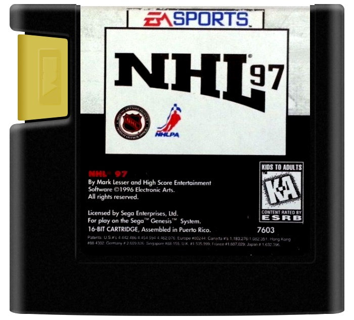 NHL 97 Cartridge