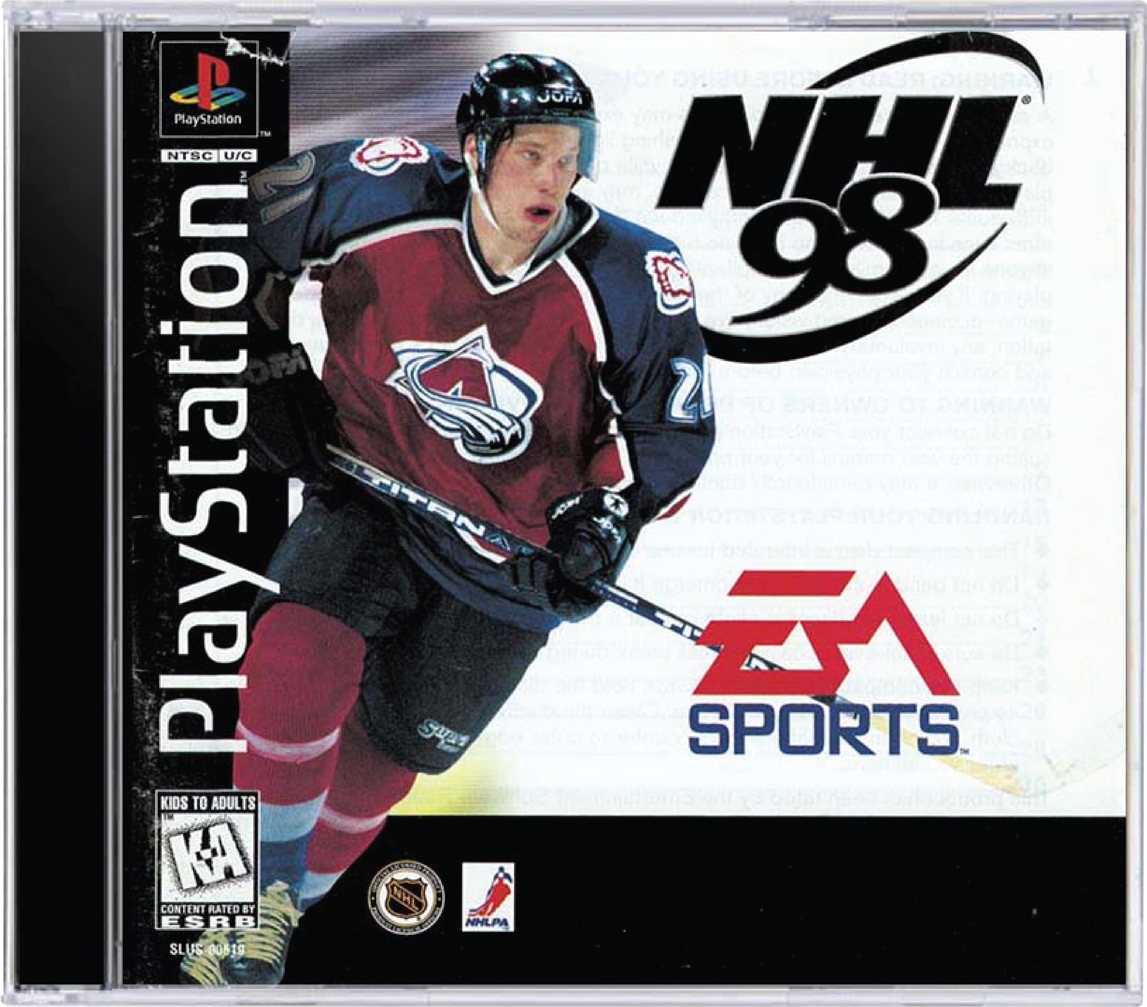 NHL 98 Cover Art and Product Photo