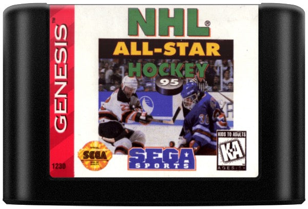 NHL All-Star Hockey 95 Cartridge