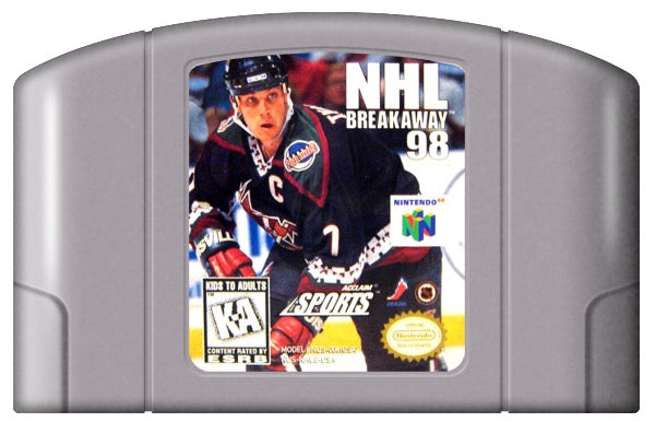 NHL Breakaway 98 Cover Art and Product Photo