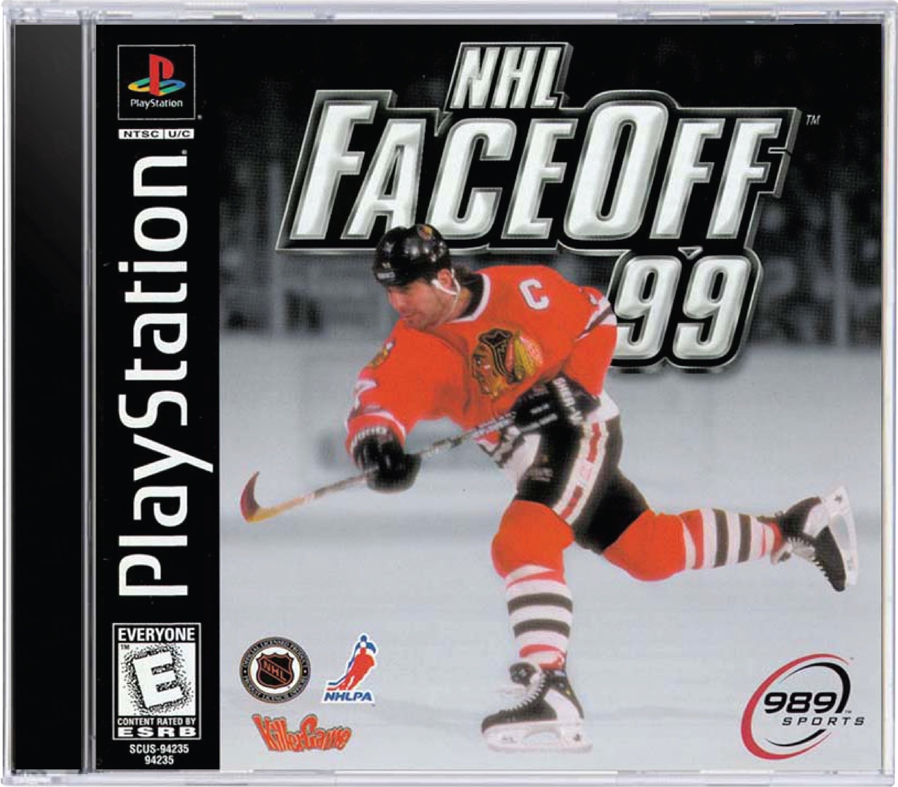 NHL FaceOff 99 Cover Art and Product Photo