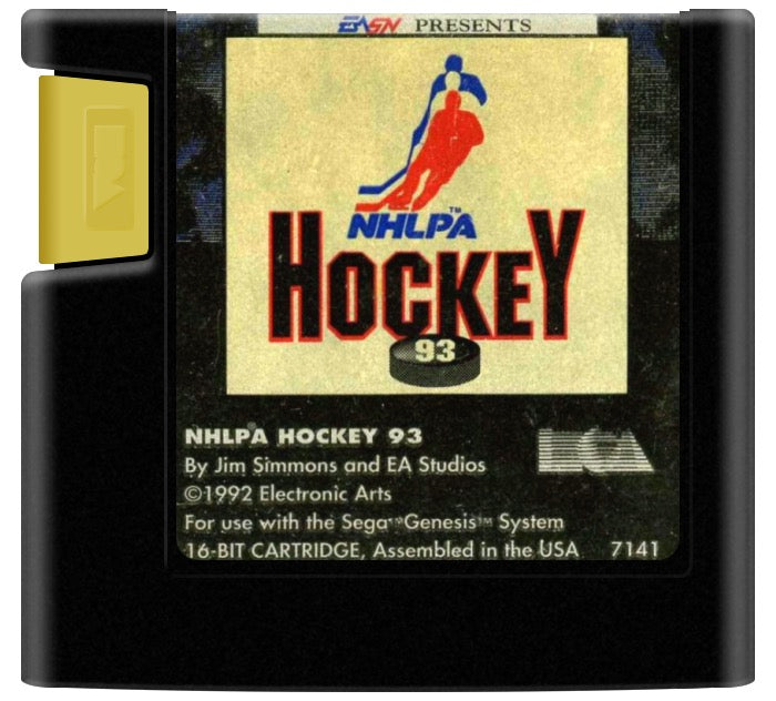 Jeu Vidéo NHLPA Hockey 93 Pour Mega Drive - Édition 2023, En Bon état