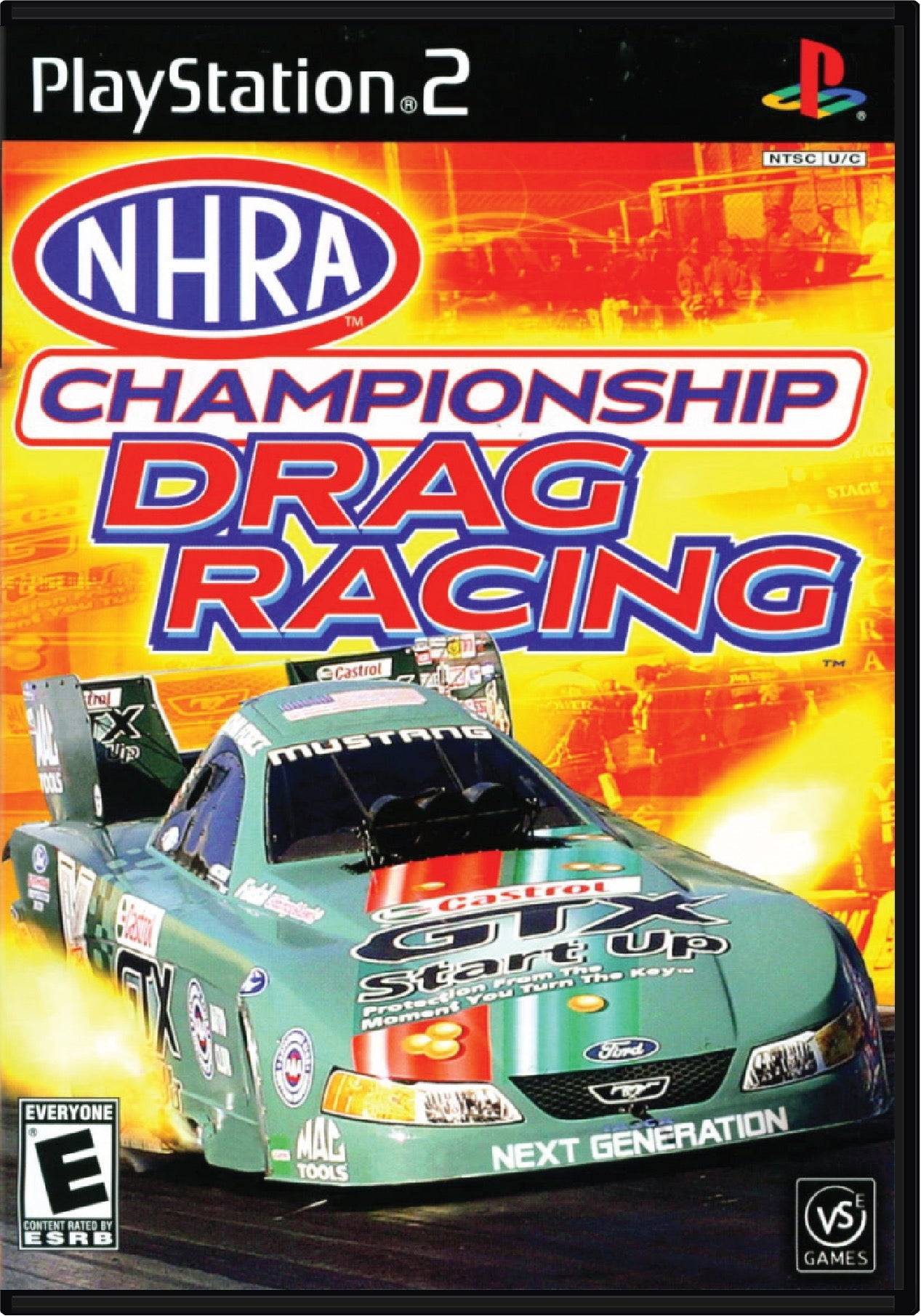 NHRA Championship Drag Racing Cover Art and Product Photo