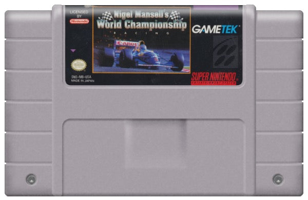 Nigel Mansell's World Championship Racing Cartridge