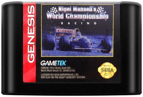Nigel Mansell's World Championship Racing Cartridge