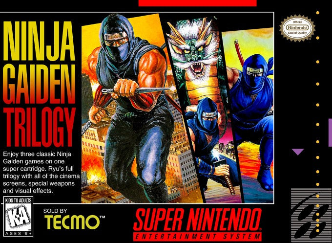 Ninja Gaiden Trilogy Cover Art