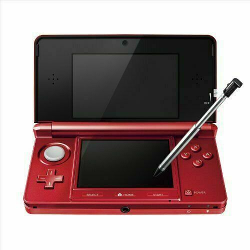 Nintendo 3DS Launch Edition Flame Red Handheld Console