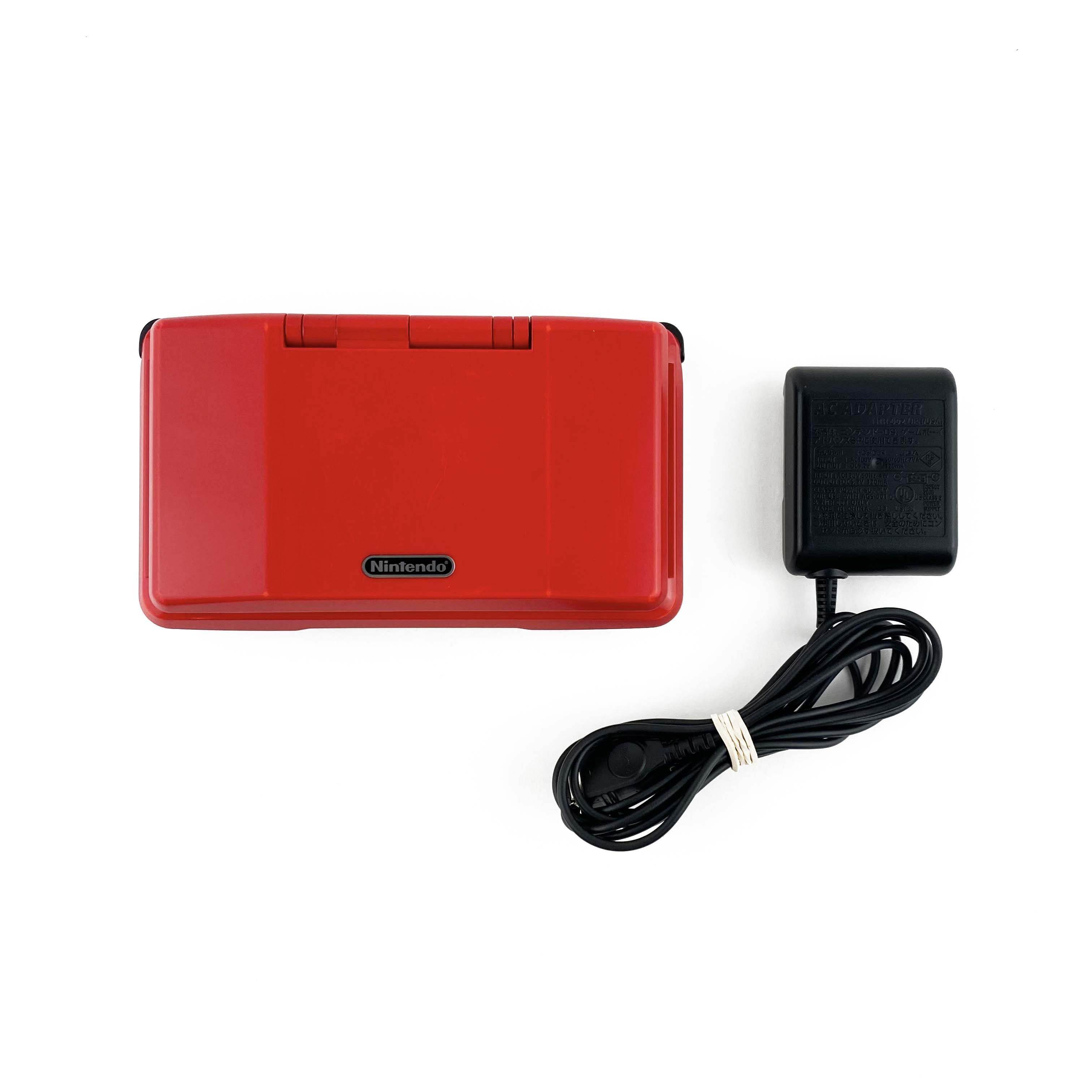 Original Nintendo DS Lava Red Handheld Console (NRT-001)