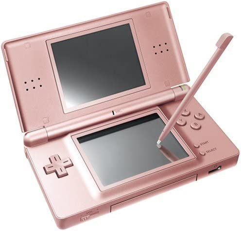 Nintendo DS Lite Metallic Rose Handheld Console
