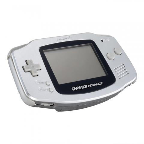 Nintendo Game Boy Advance (GBA) Platinum Silver Handheld Console
