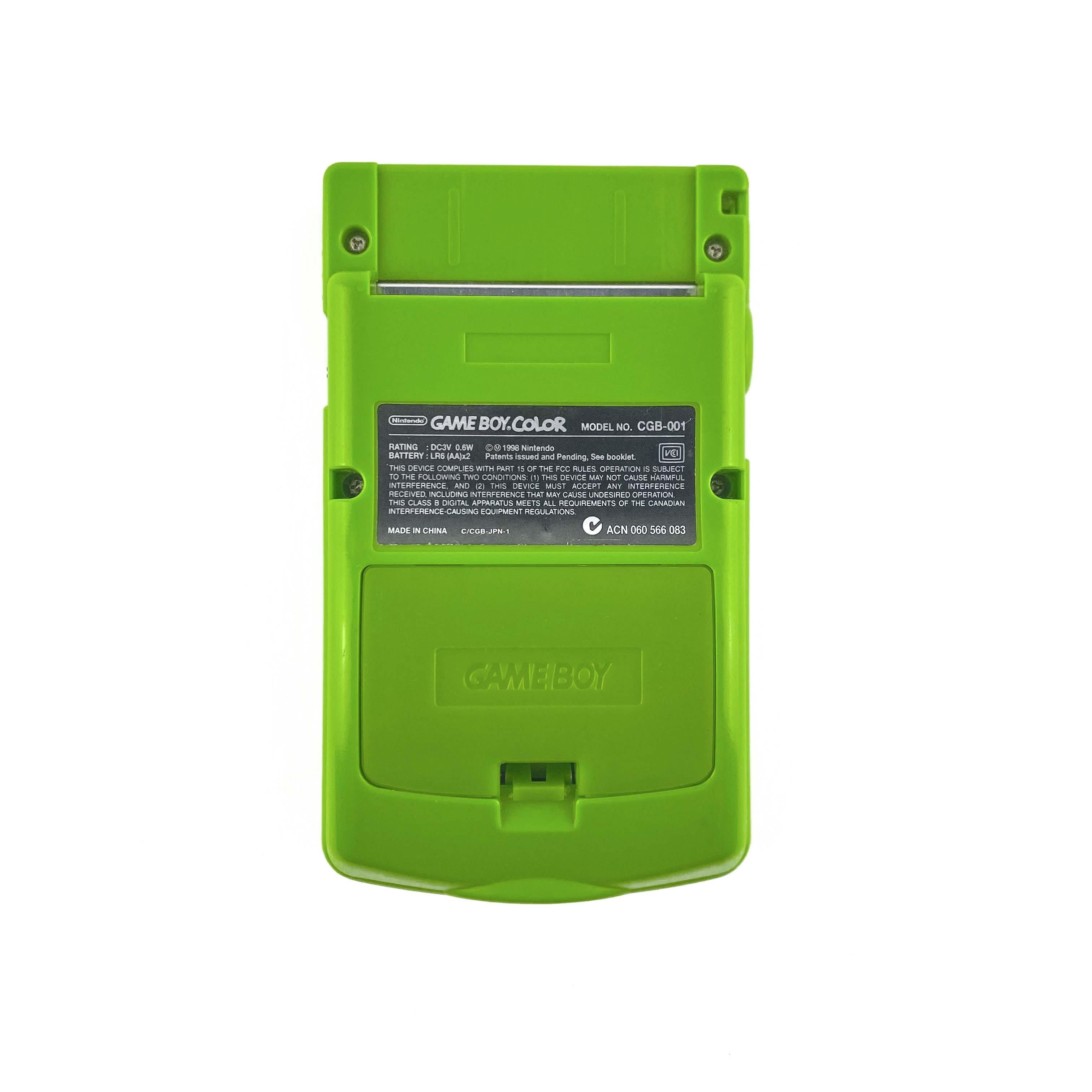 Nintendo Game Boy Color GBC Kiwi Green Handheld Console (CGB-001)