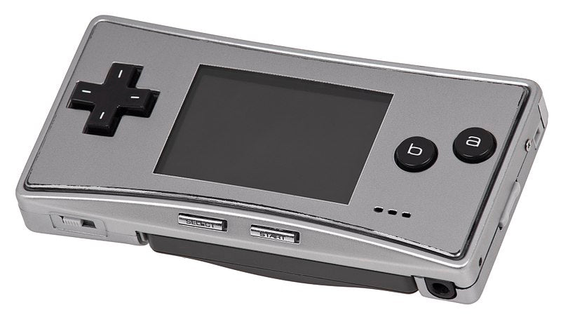 Nintendo Game Boy Micro Silver Handheld Console