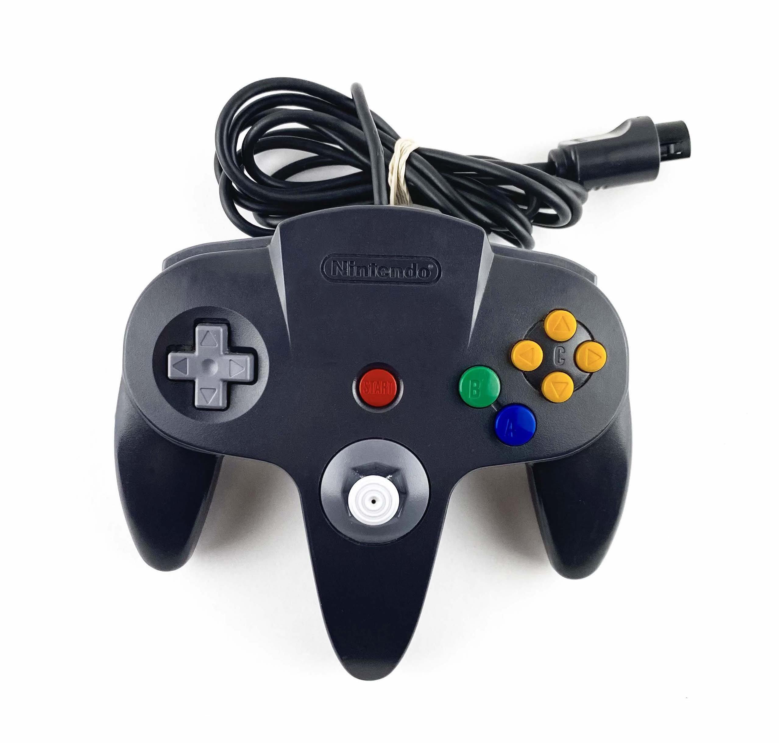 Nintendo N64 Charcoal Grey Controller (NUS-005)