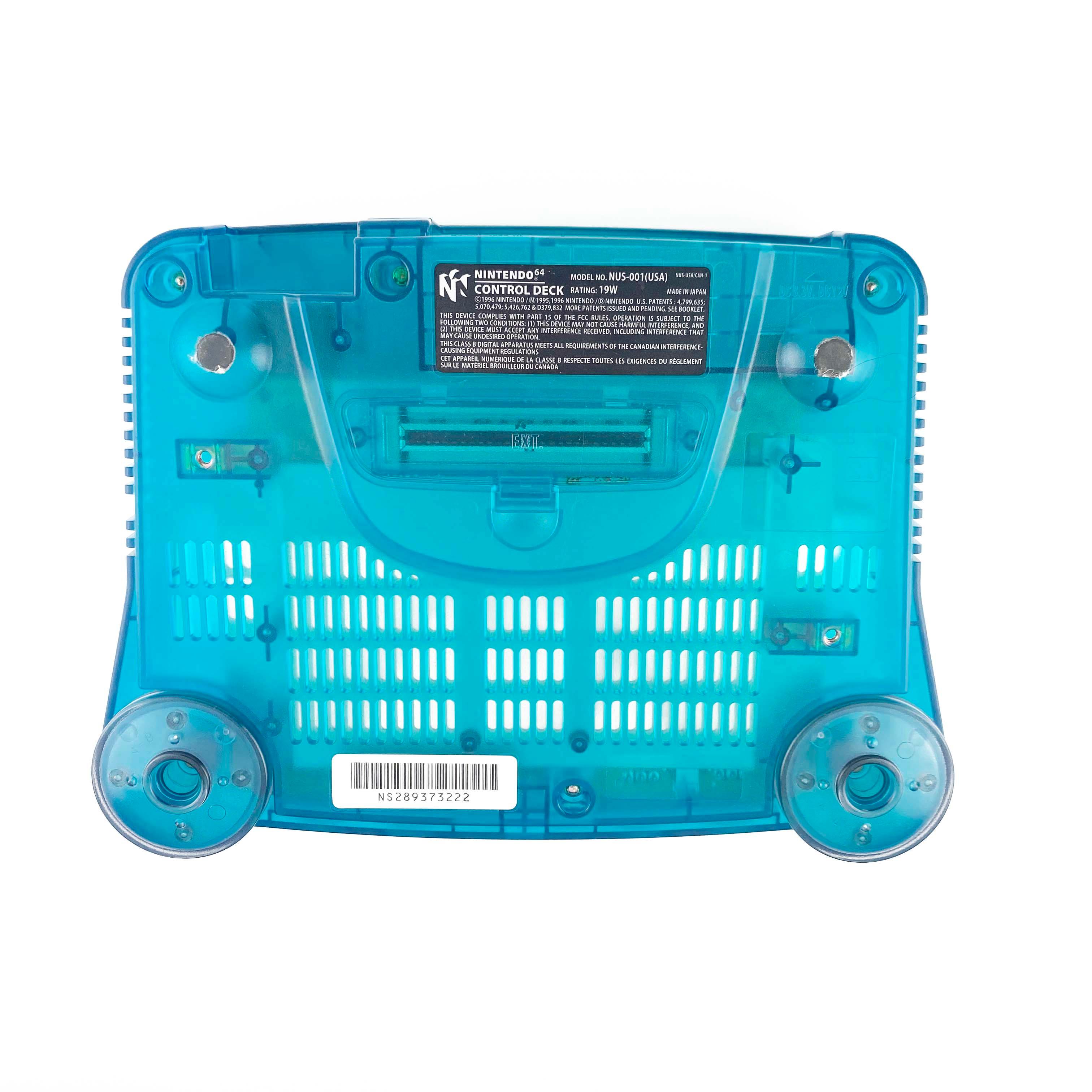 Nintendo N64 Funtastic Ice Blue Console Bundle (NUS-001)