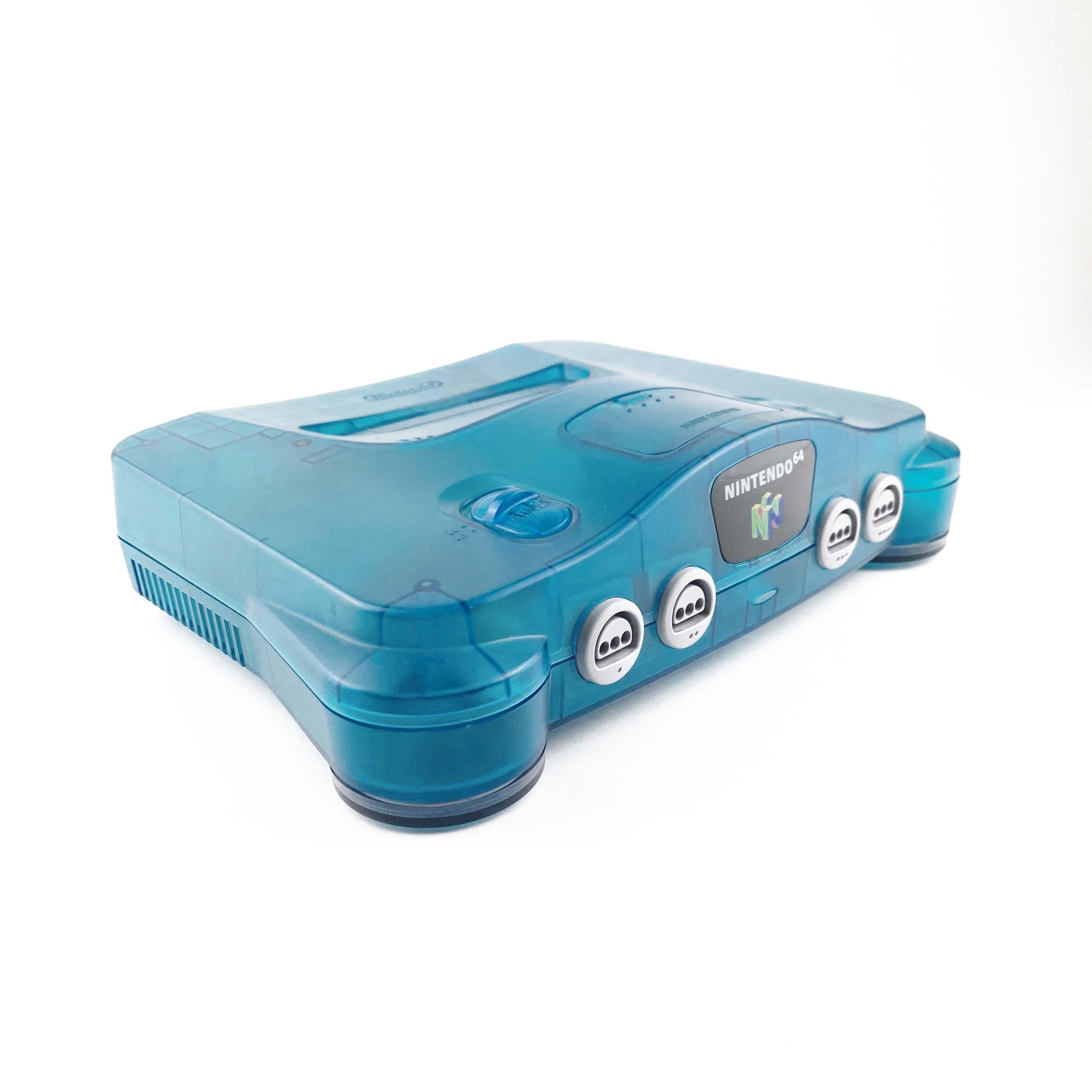 Nintendo N64 Funtastic Ice Blue Console Bundle (NUS-001)