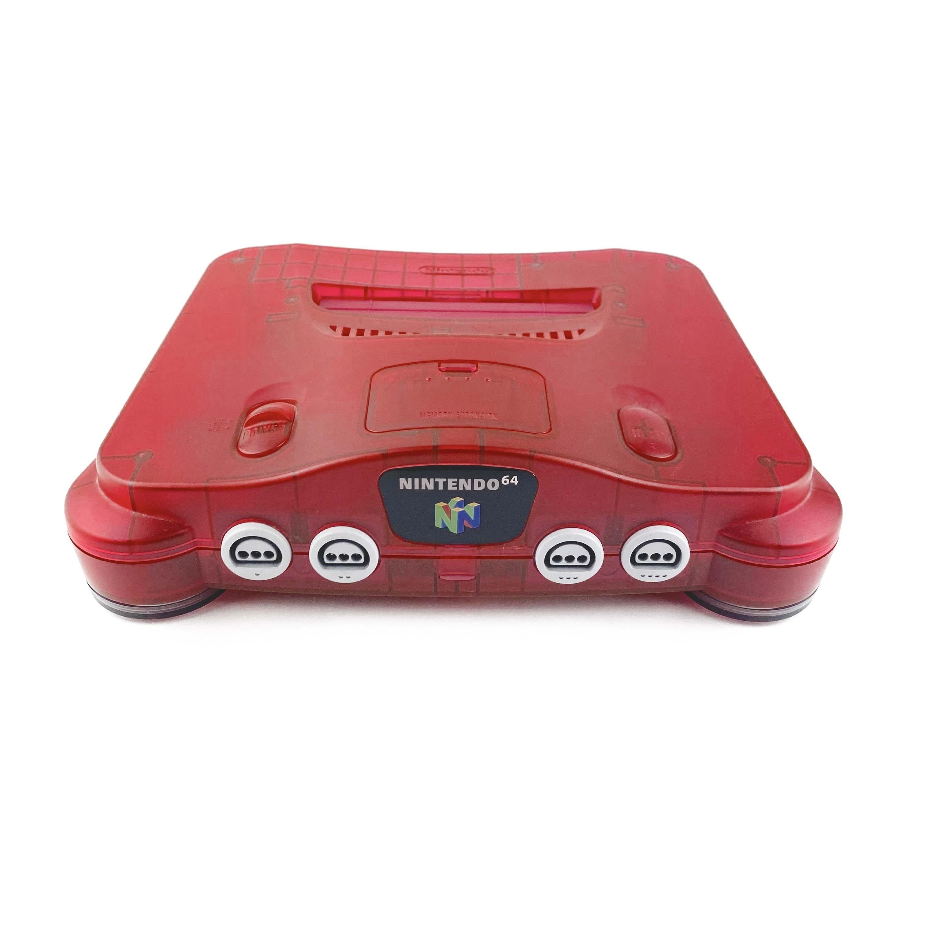 Nintendo N64 Funtastic Watermelon Red Console Bundle (NUS-001)