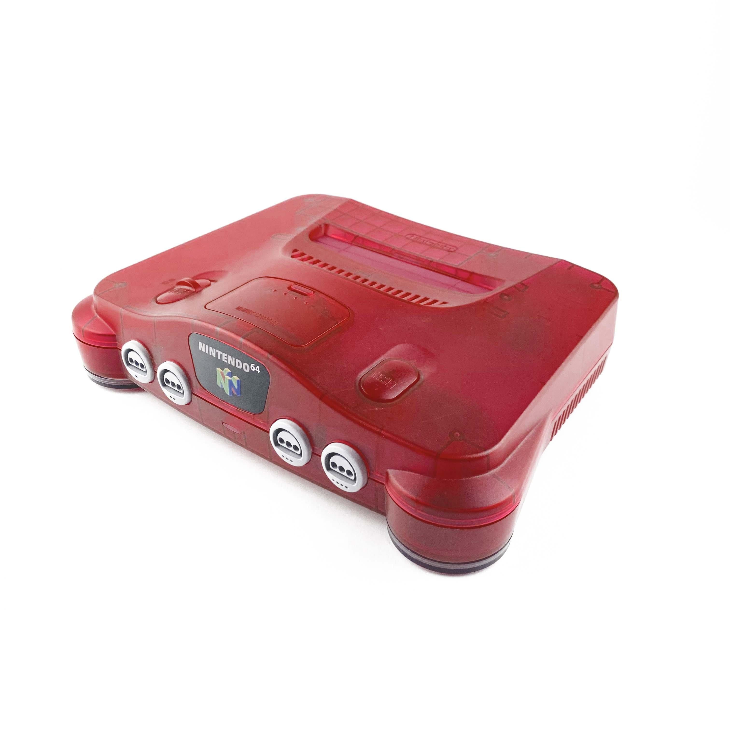 Nintendo N64 Funtastic Watermelon Red Console Bundle (NUS-001)
