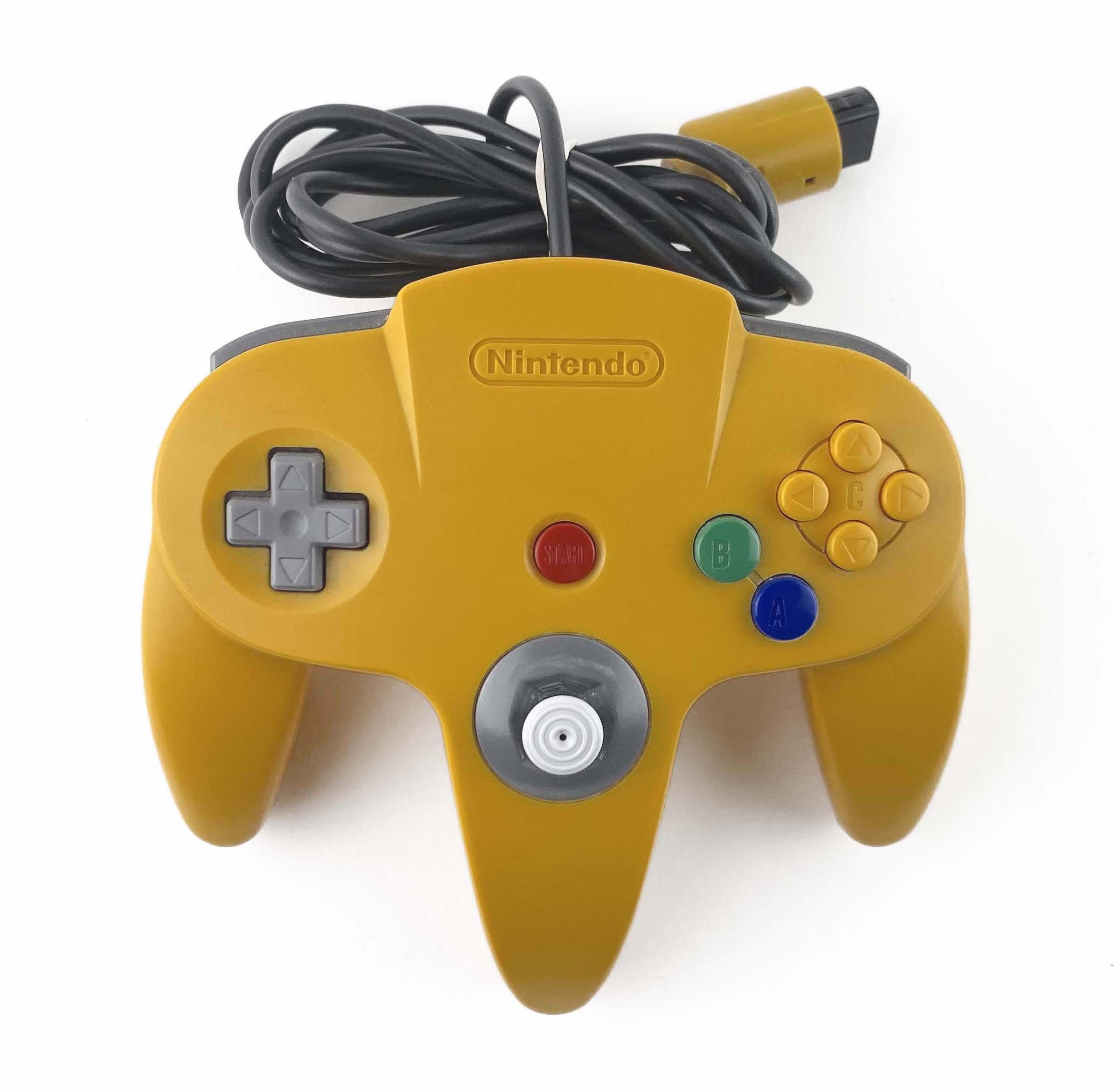 Nintendo N64 Yellow Controller (NUS-005)