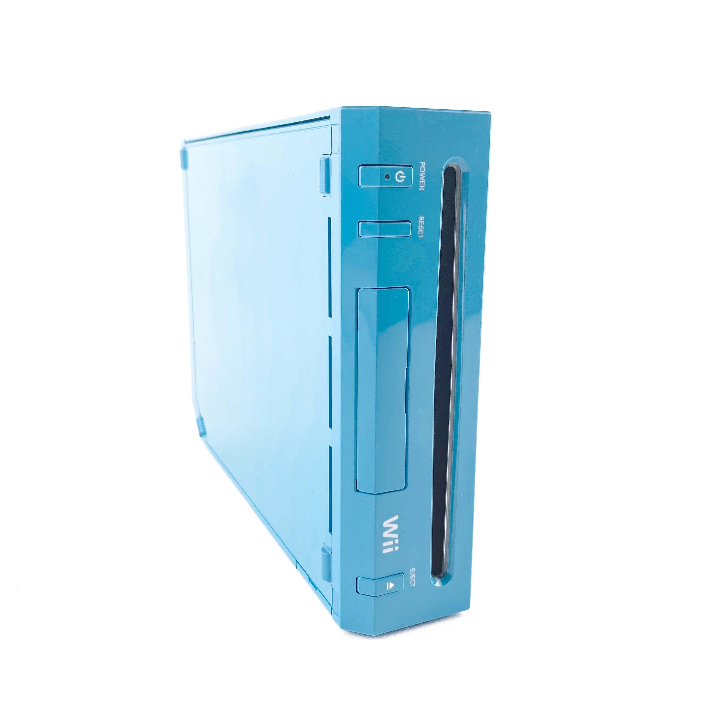 Nintendo Wii Blue Teal Console Bundle (RVL-101)