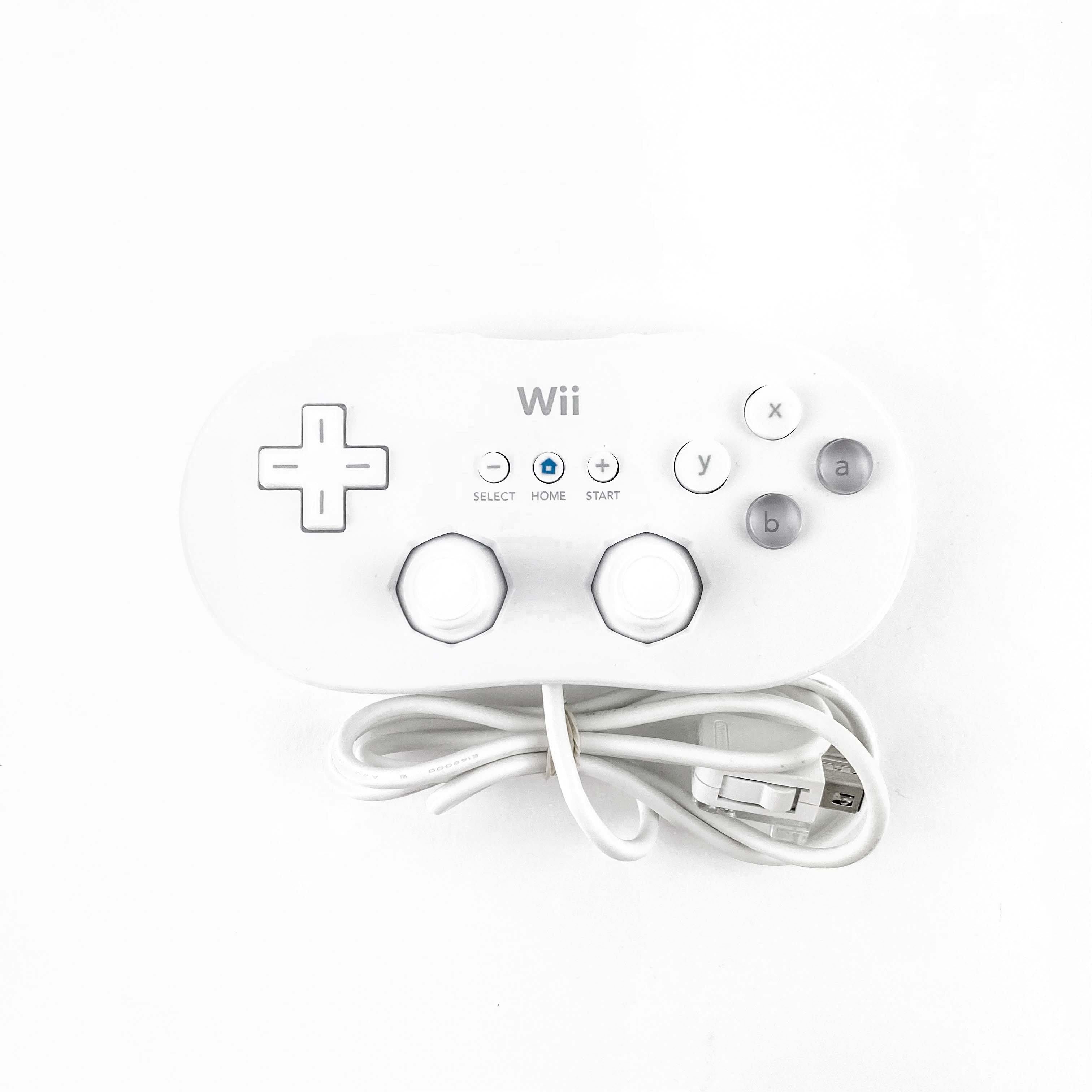 Nintendo Wii Classic Controller White (RVL-005)
