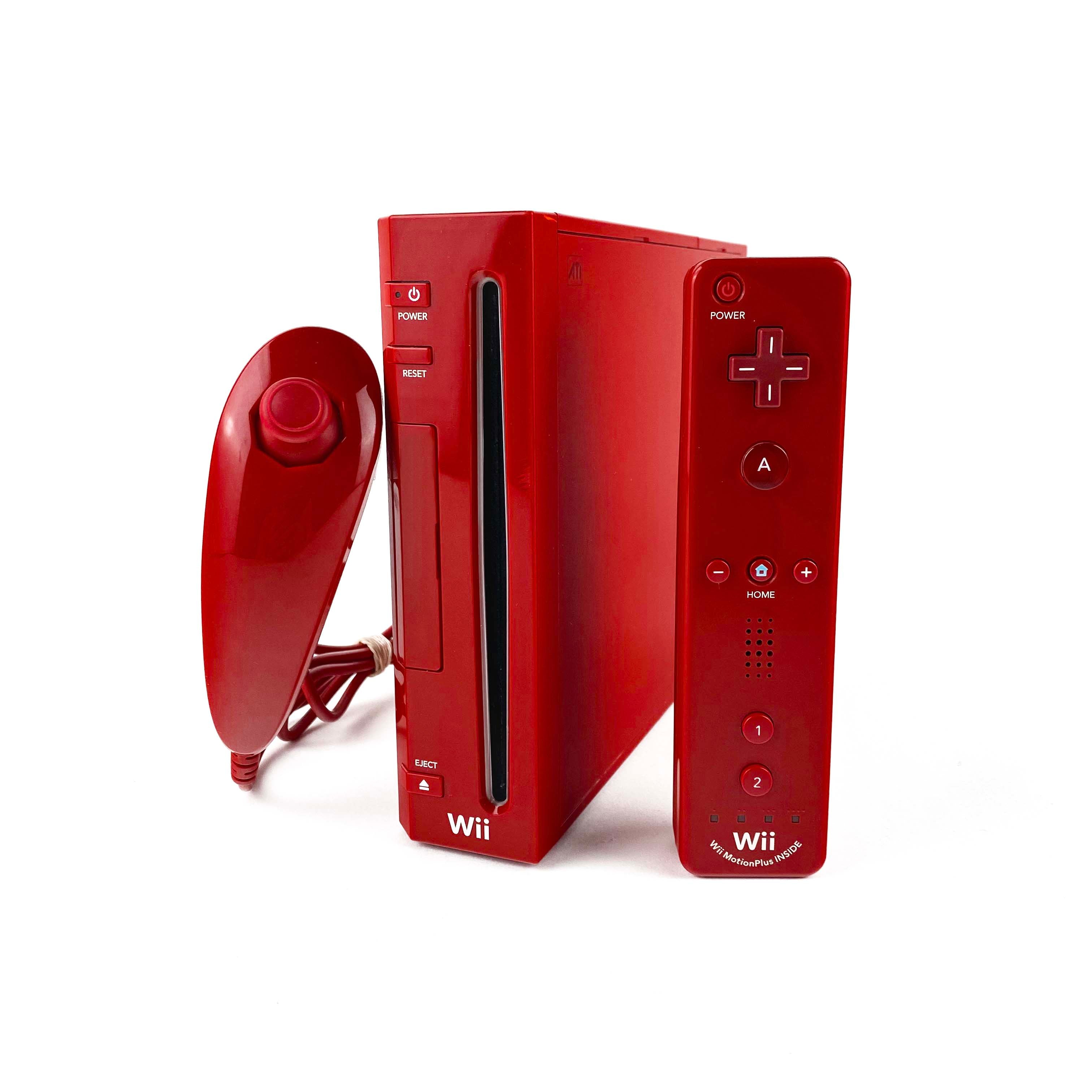 Nintendo Wii Red Console Bundle (RVL-001)