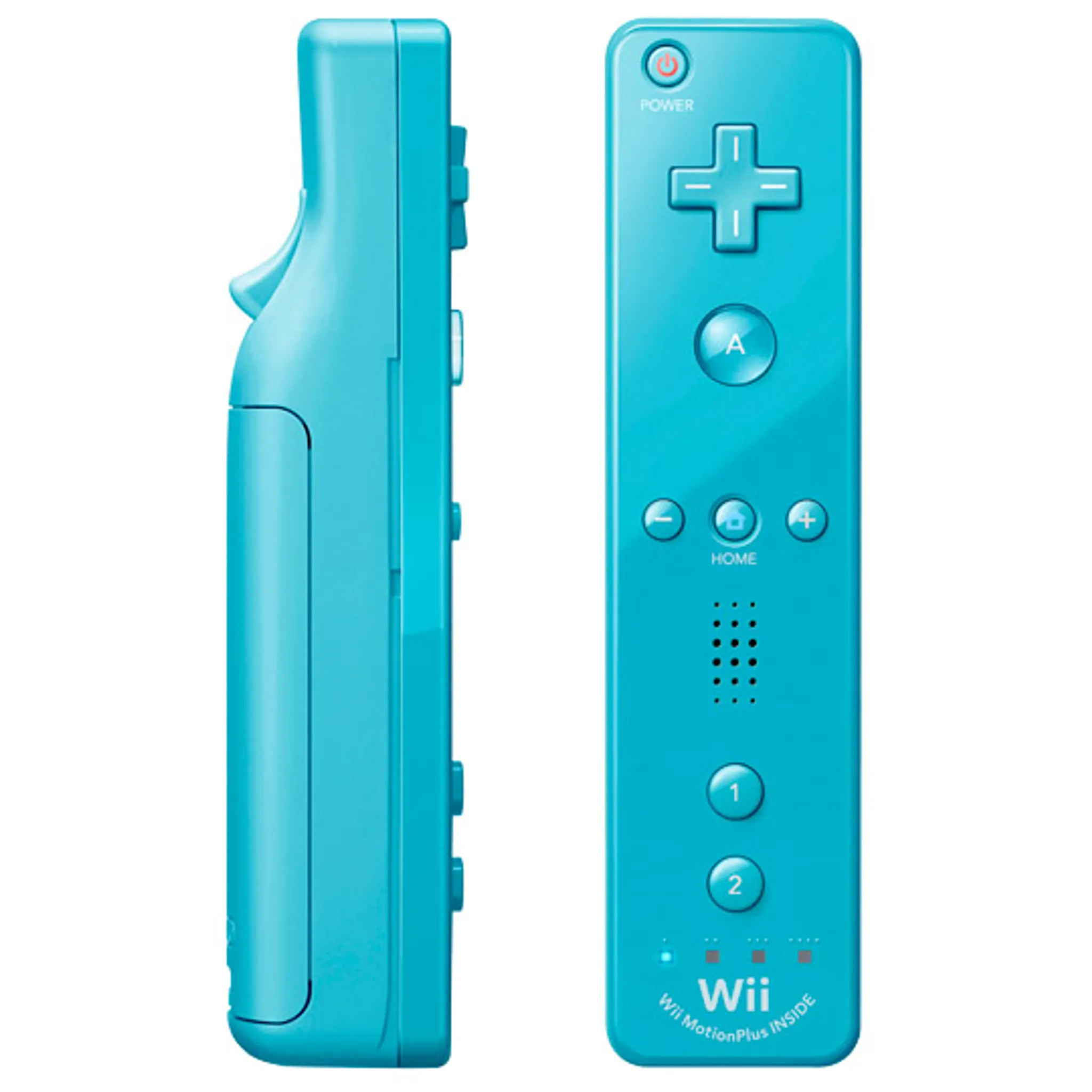 Nintendo Wii Remote Controller Motion Plus Blue Teal