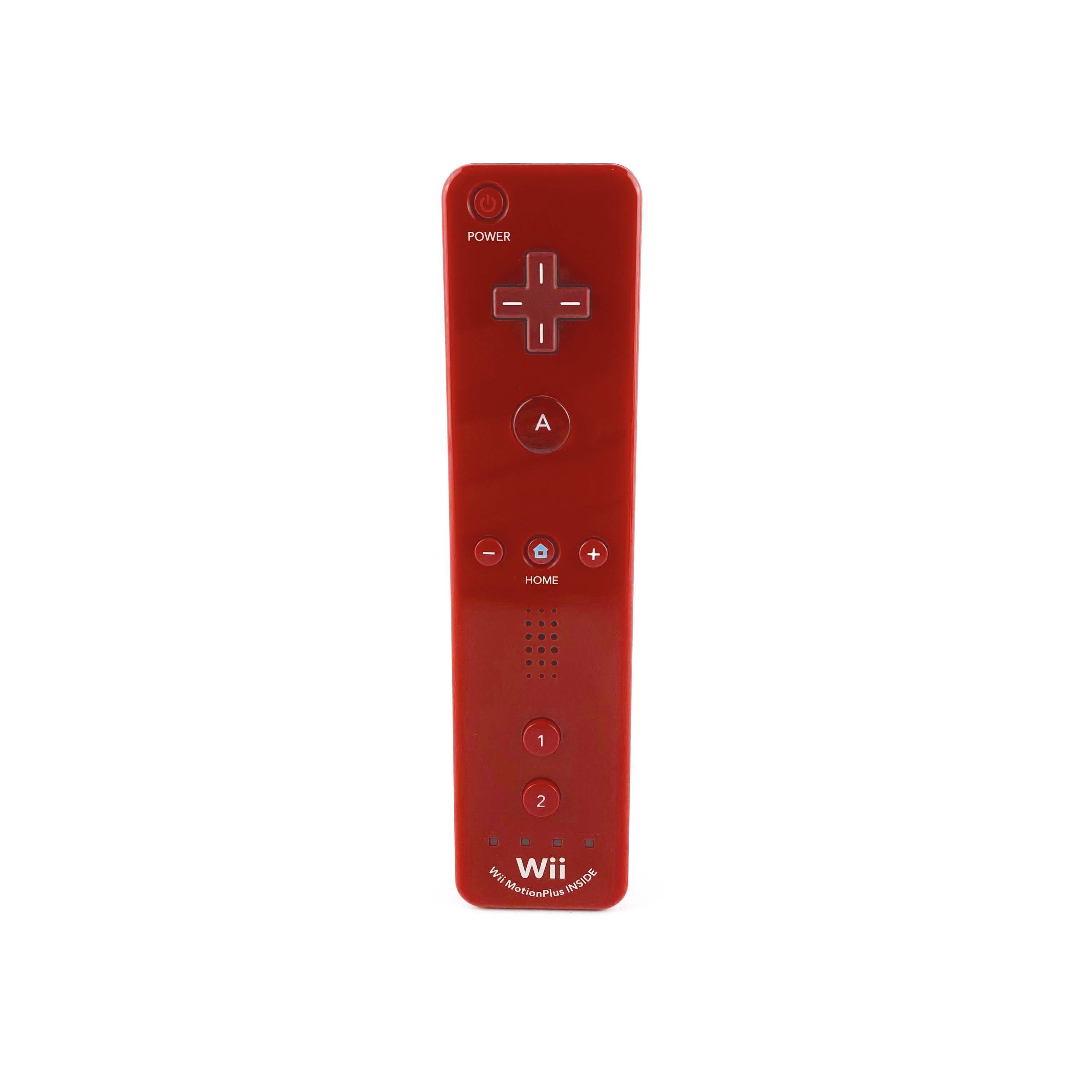 Nintendo Wii Remote Controller Motion Plus Red (RVL-036)
