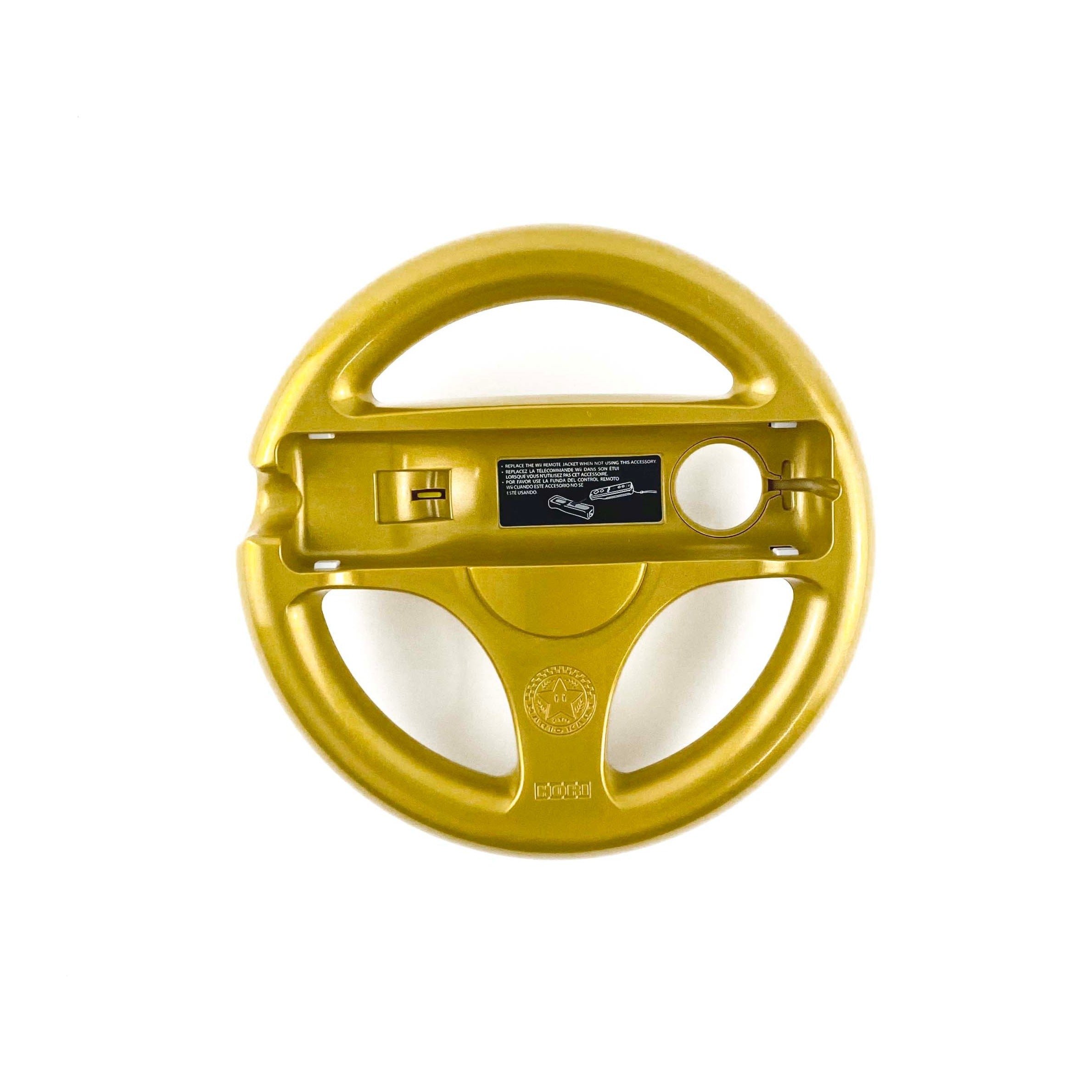 Nintendo Wii U HORI Mario Kart 8 Zelda Link Gold Steering Wheel Remote Controller