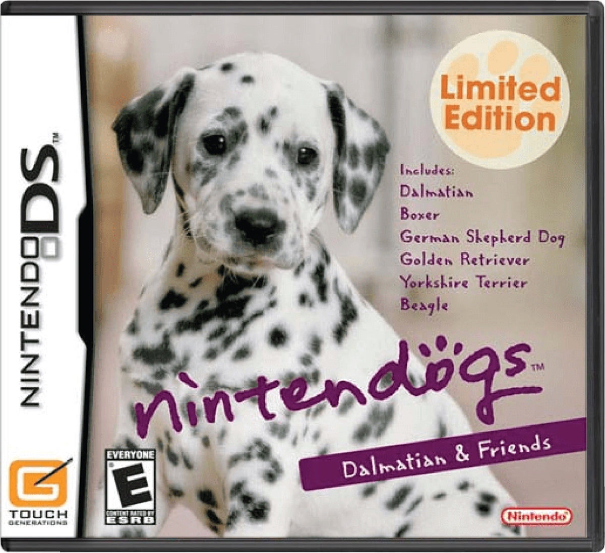 Nintendogs Dalmatian And Friends For Nintendo DS TVGC nintendogs-dalmatian-and-friends-for-nintendo-ds-tvgc