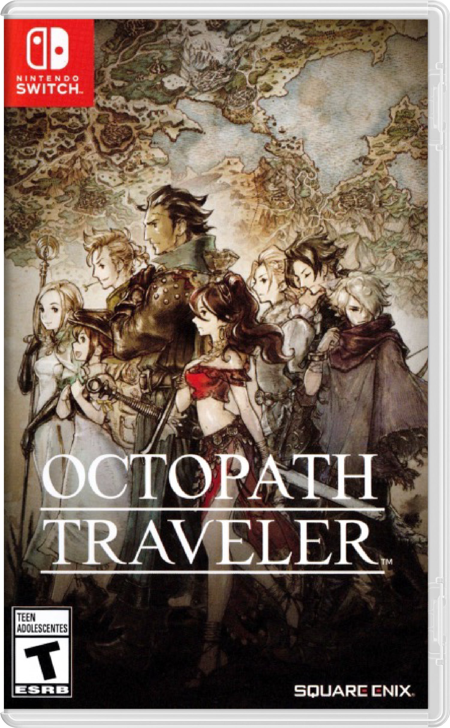 Octopath Traveler Cover Art