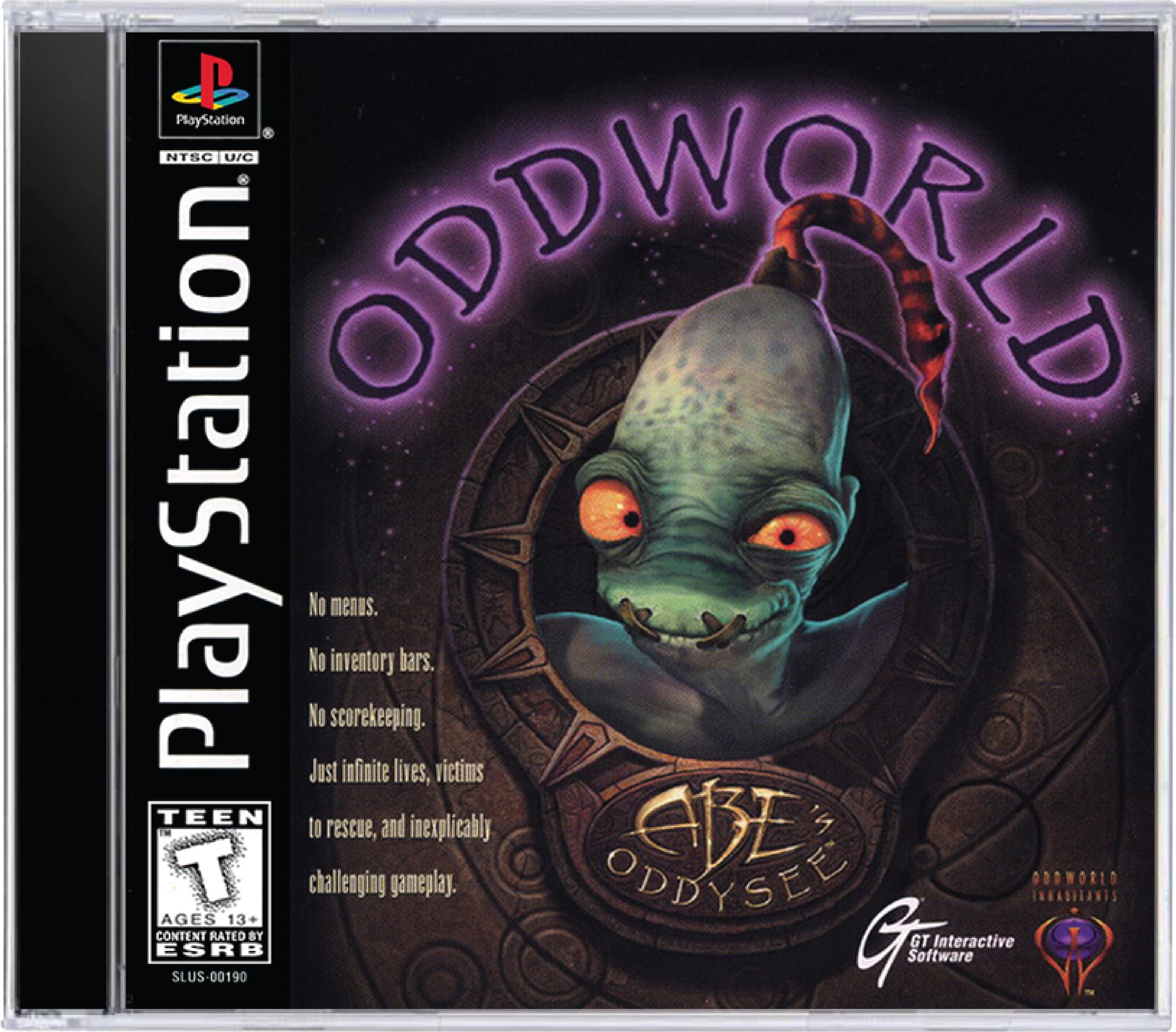 Oddworld Abe's Oddysee Cover Art and Product Photo