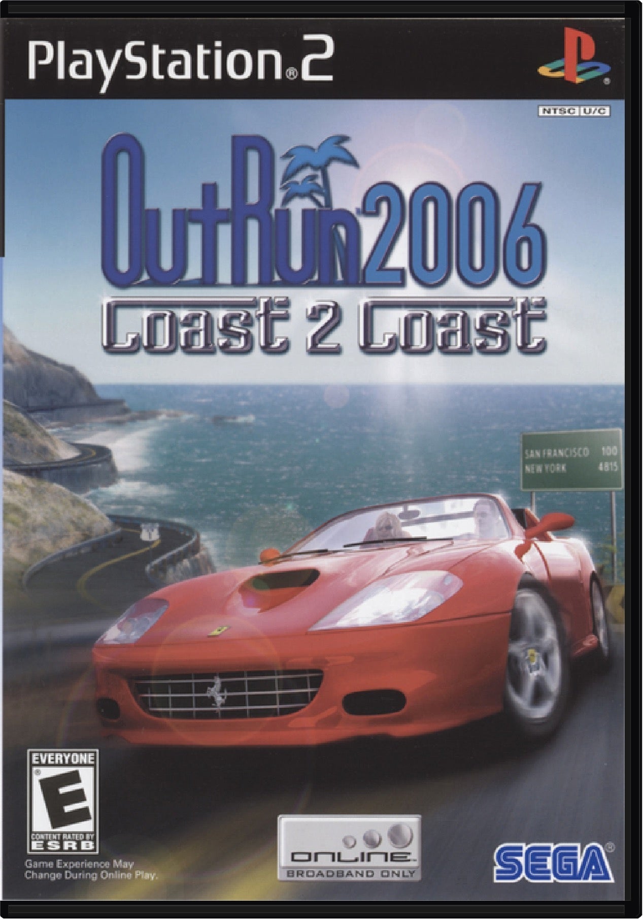 OutRun 2006 Coast 2 Coast Cover Art and Product Photo