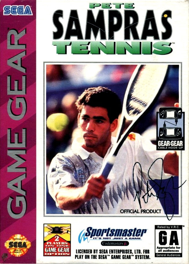 Pete Sampras Tennis Cover Art