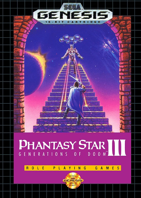 Phantasy Star III Generations of Doom Cover Art