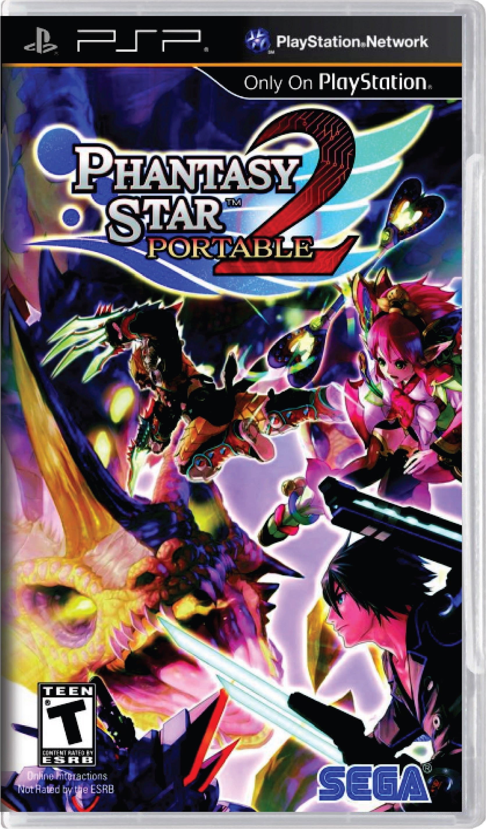 Phantasy Star Portable 2 Cover Art
