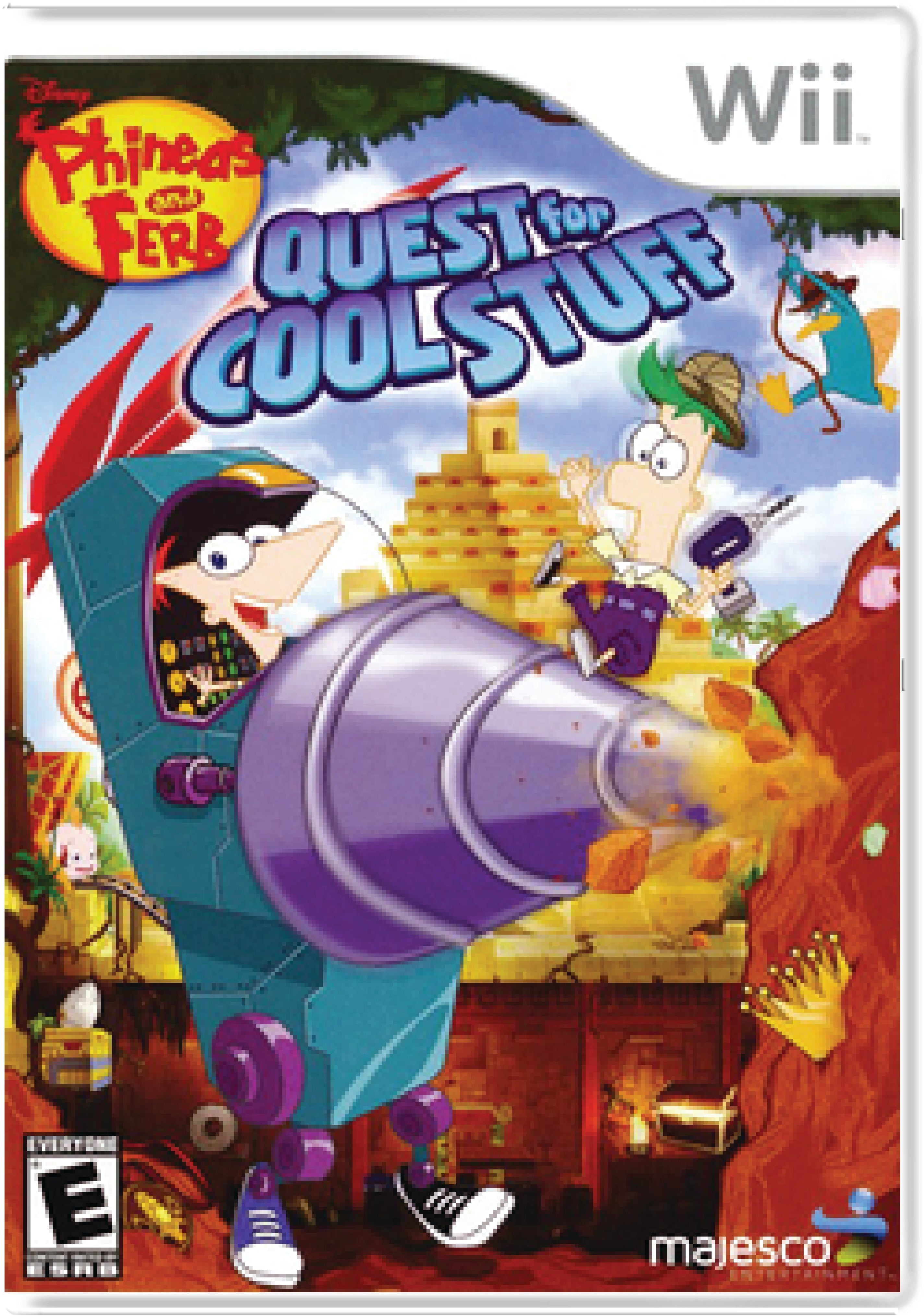 Phineas & Ferb Quest for Cool Stuff Cover Art