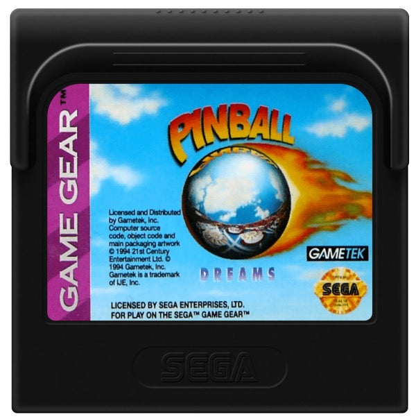 Pinball Dreams Cartridge