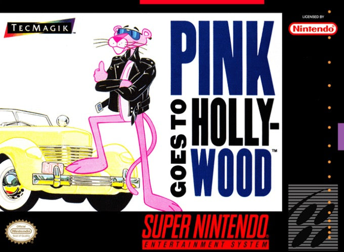 Pink Goes to Hollywood Cover Art