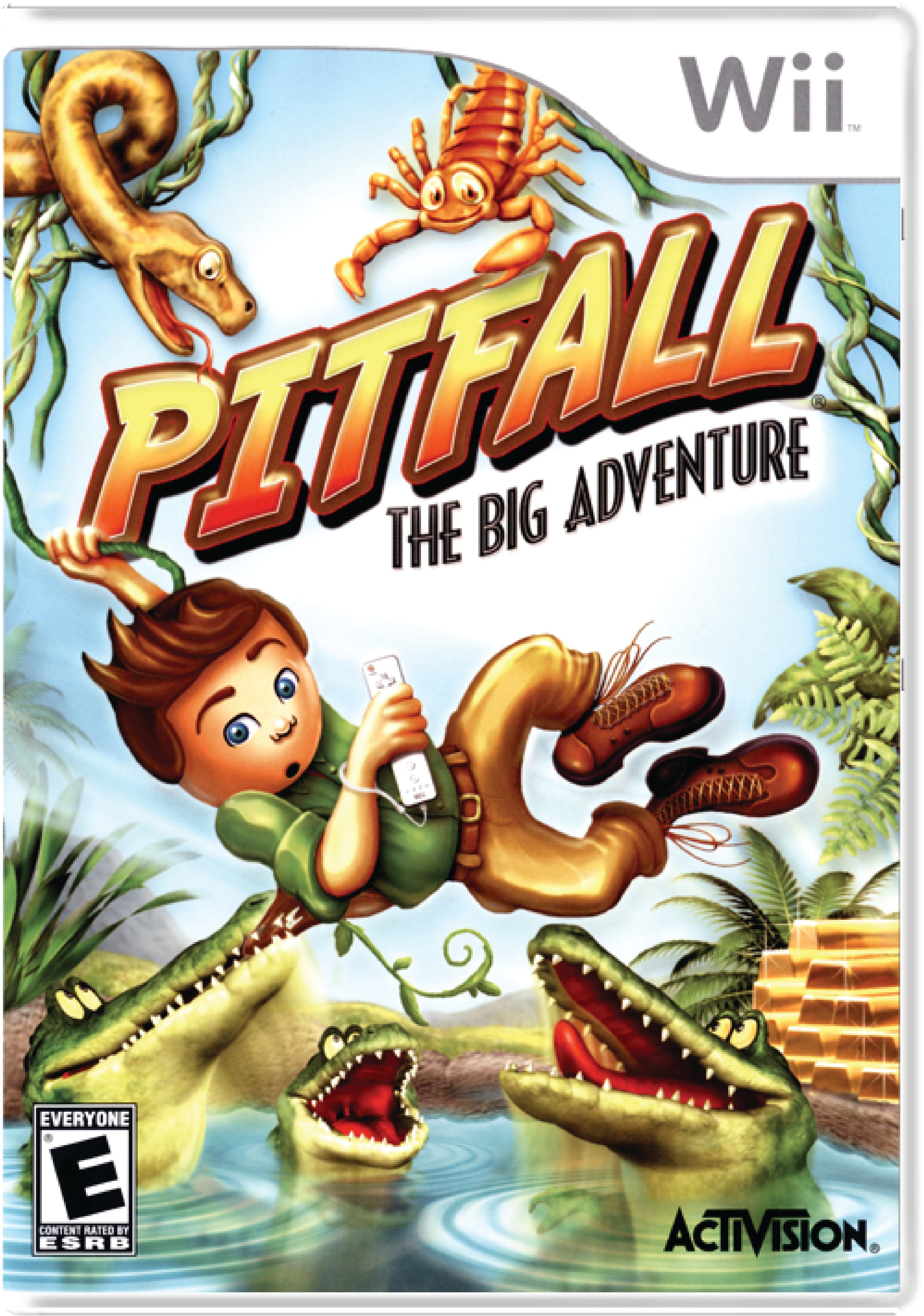 Pitfall The Big Adventure Cover Art