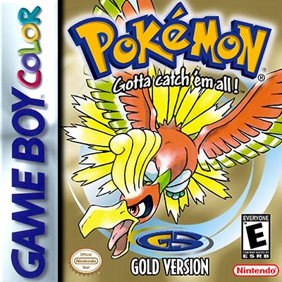 Pokemon Gold Cover Art
