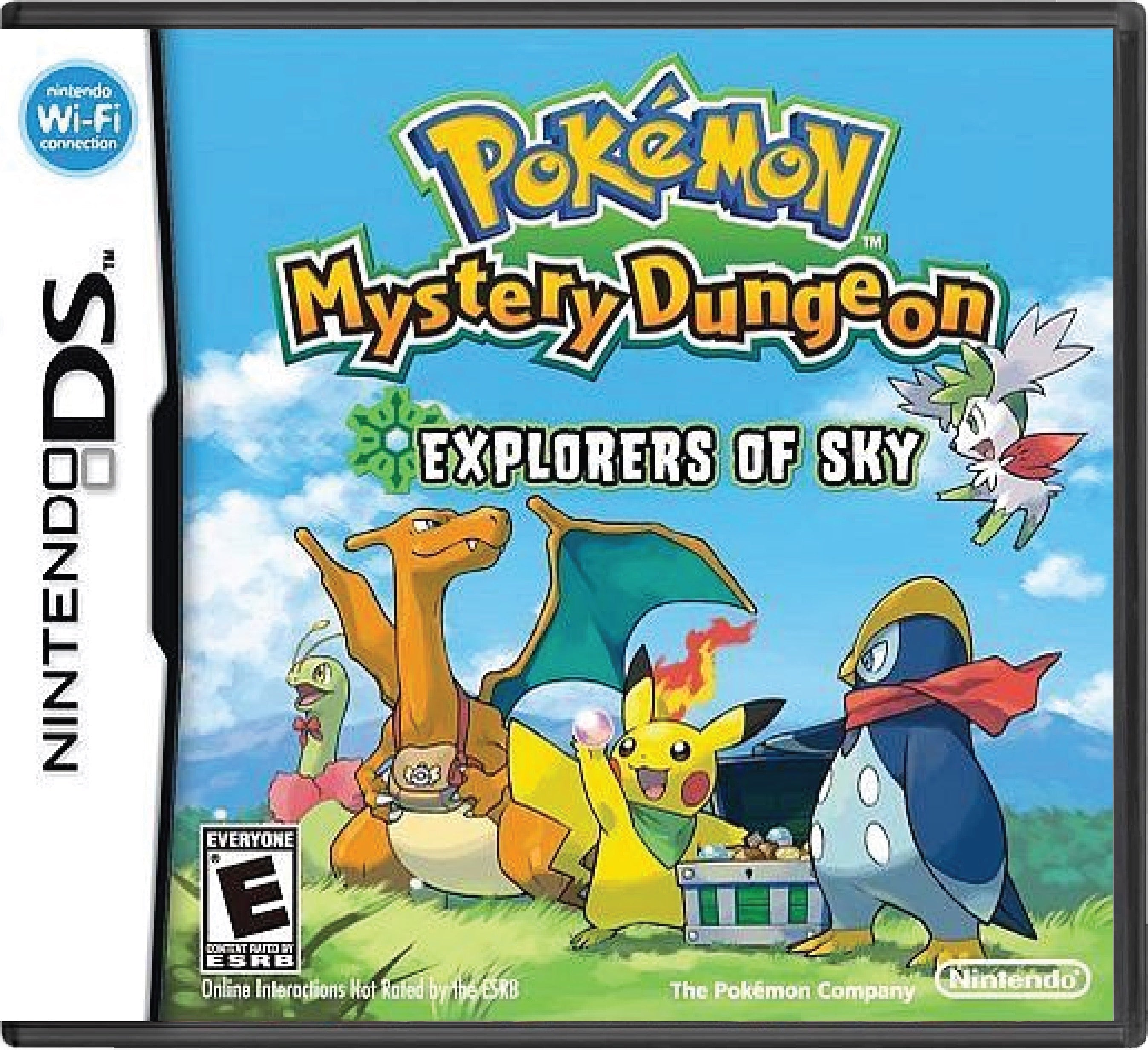 Pokemon Mystery Dungeon Explorers of Sky Cover Art