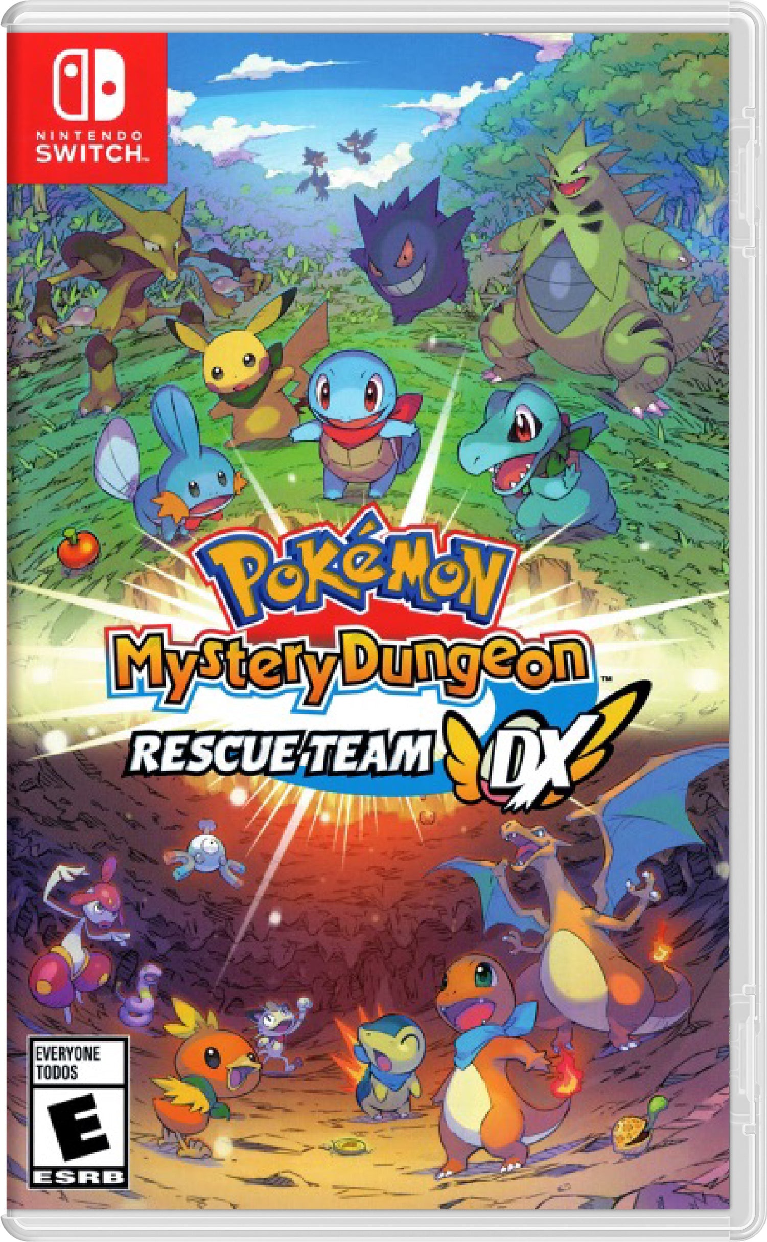 Pokemon Mystery Dungeon Rescue Team DX Cover Art
