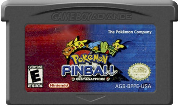 Pokemon Pinball Ruby and Sapphire Cartridge