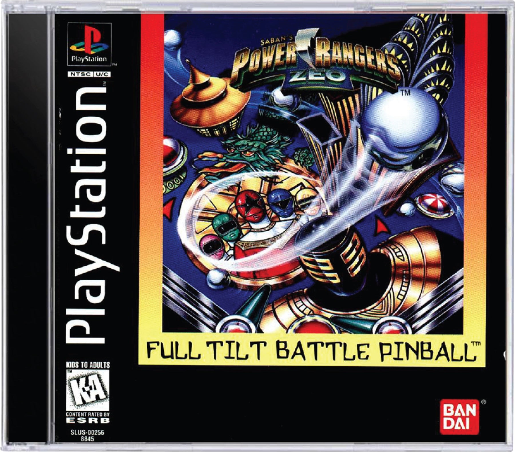 Power Rangers Zeo Battle Pinball for Sony PlayStation 1 (PS1) | TVGC